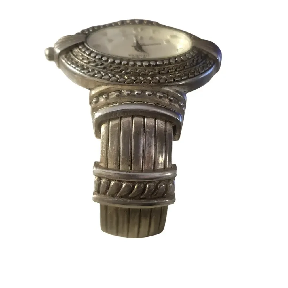 Geneva Elite Women Cuff Watch‎ beautifully detailed classic old styled BOHO Y2K